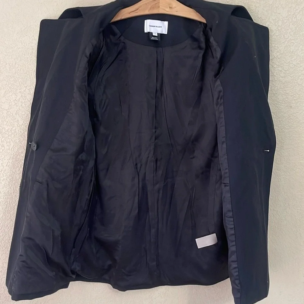 CURRENT ELLIOTT Black Double Breasted‎ Peacoat Jacket Womens Size 1- US 4